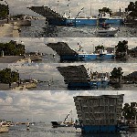 Фото: Остров Лефкас. Город Лефкас. Разводной мост.